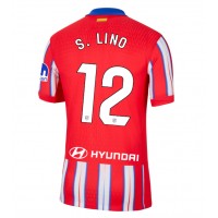 Camisa de Futebol Atletico Madrid Samuel Lino #12 Equipamento Principal 2024-25 Manga Curta